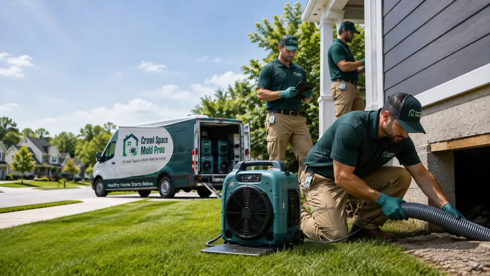Crawl Space Mold Removal in Whitesboro, OK
